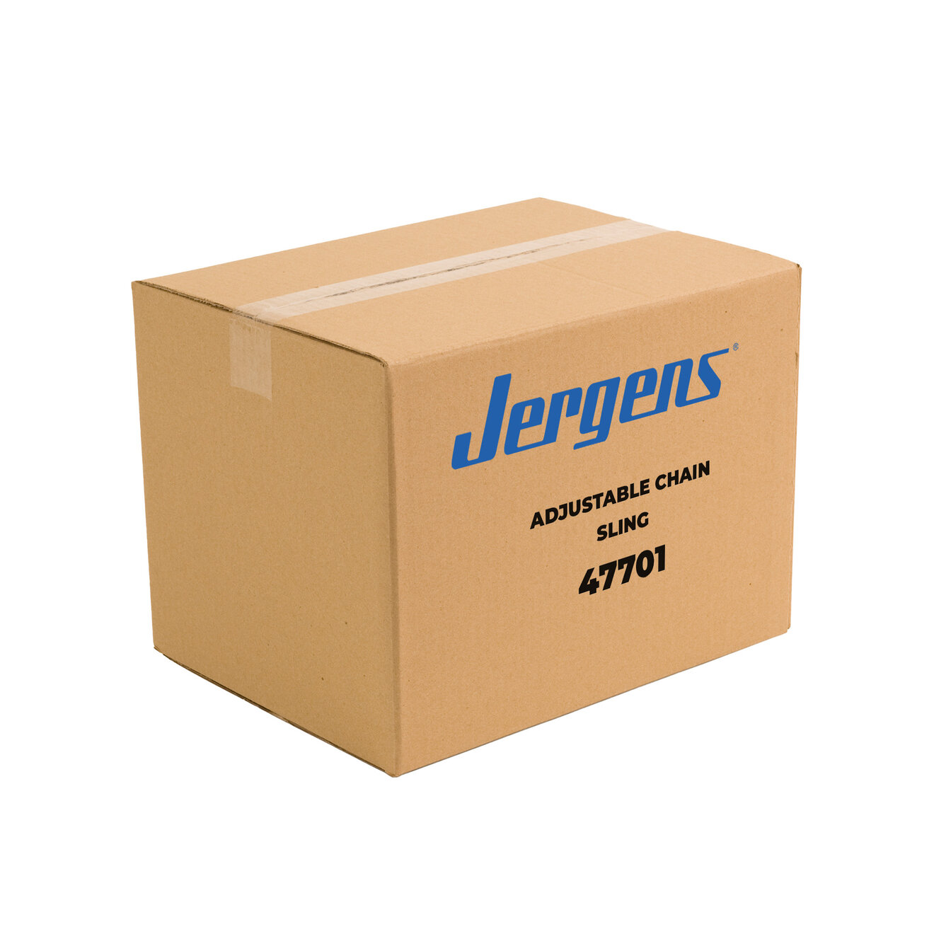 Caja de cartón con el logotipo de Jergens - marcador de posición para la referencia 47701