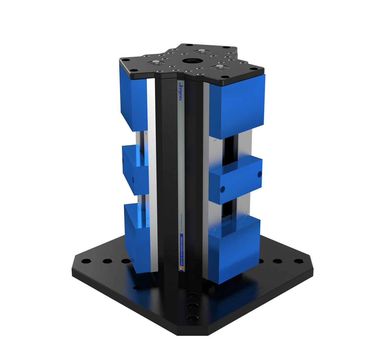 6" (150mm) 3-Sided Production Vise Columns