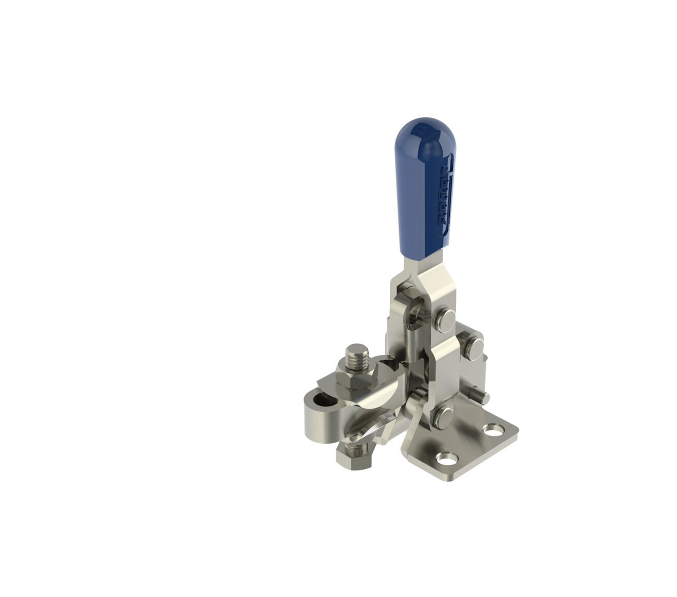 112 LB CAP Vertical Toggle Clamp with Flanged Base & Adjustable U-Bar part number 70000-SS