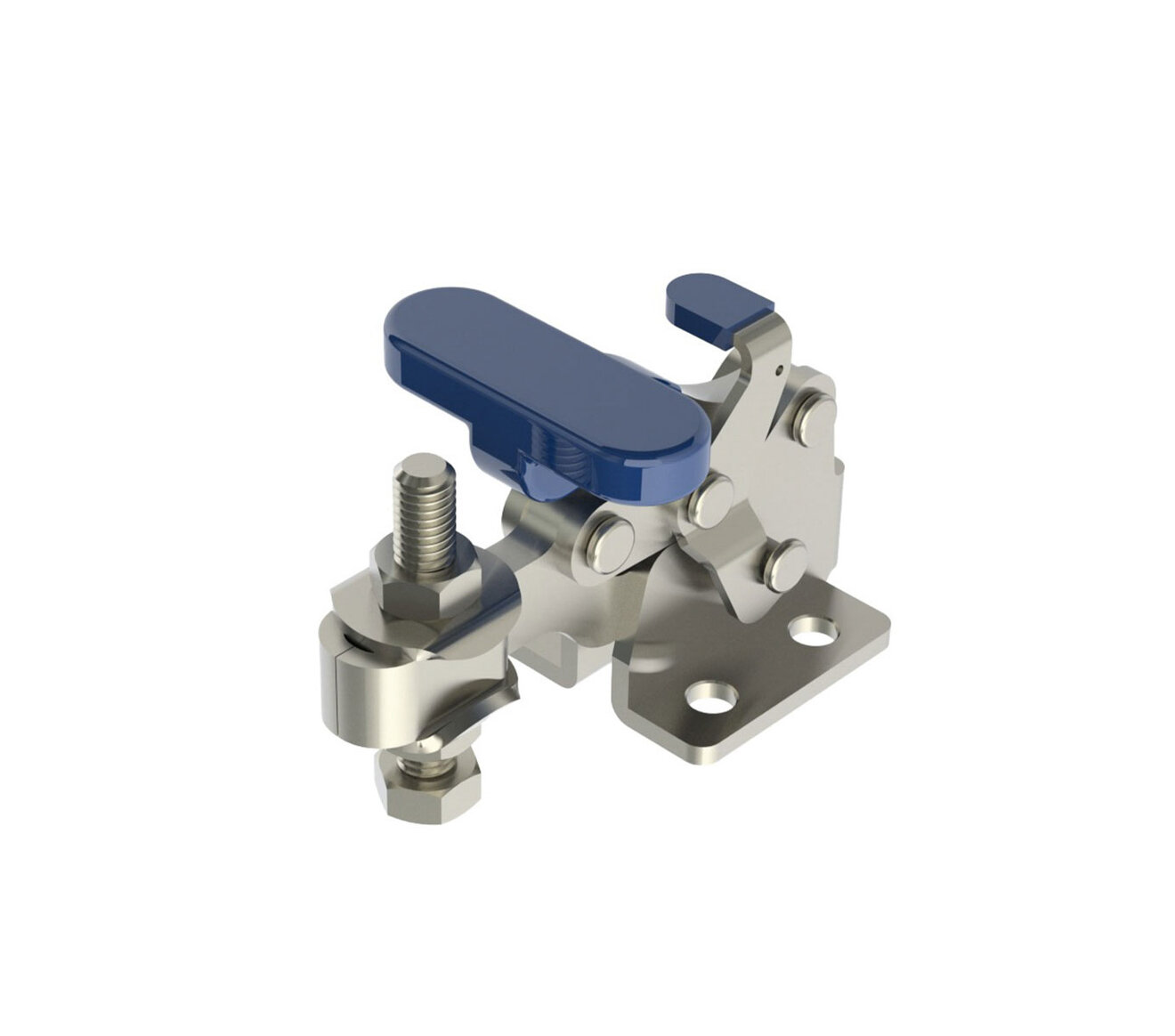 112 LB CAP T-Handle Horizontal Toggle Clamps with Additional Locking Mechanism part number 70160-SS