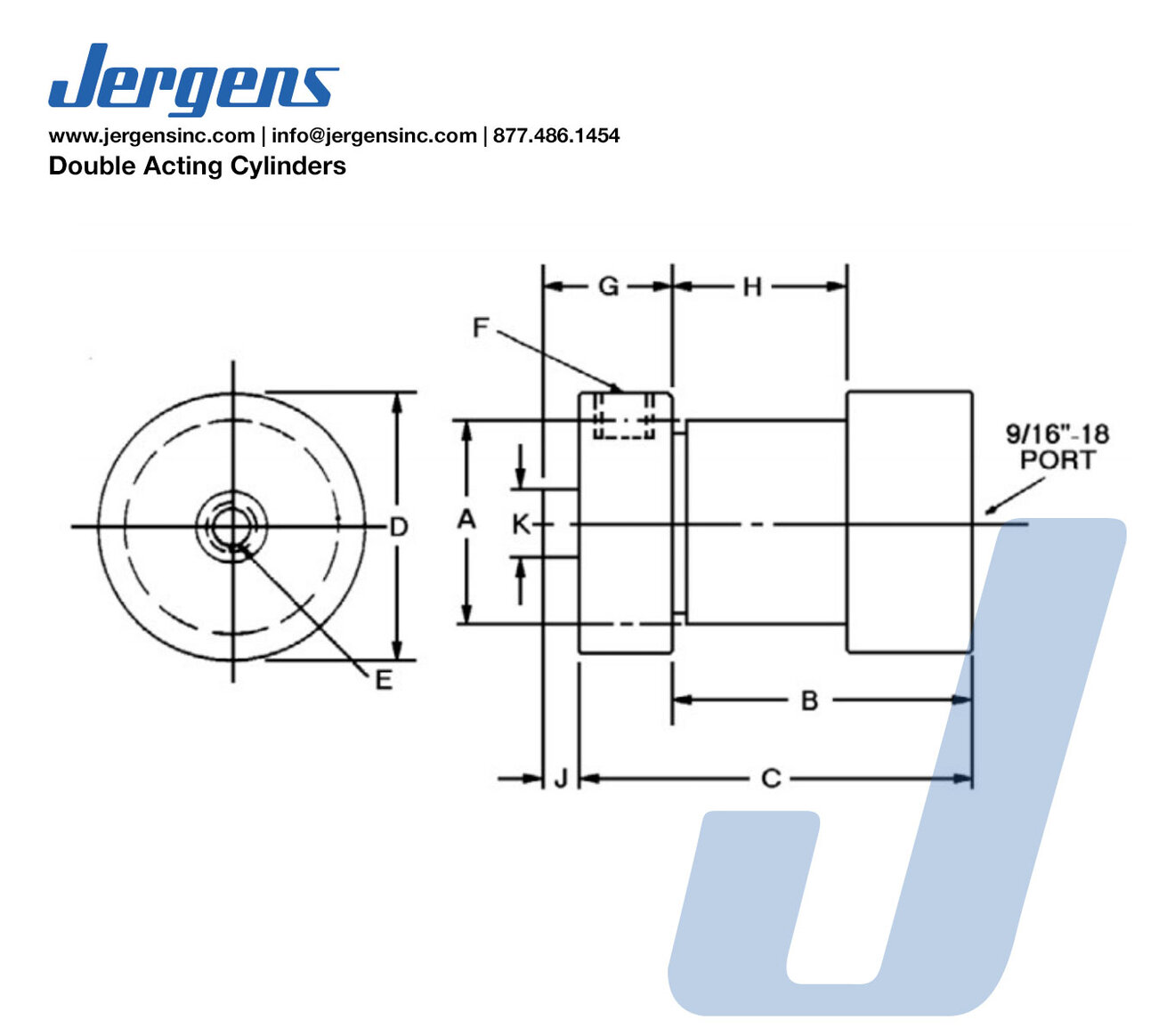 Line Art Double Acting Cylinders