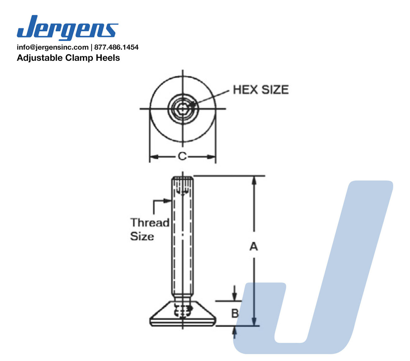 Line Art Adjustable Clamp Heels