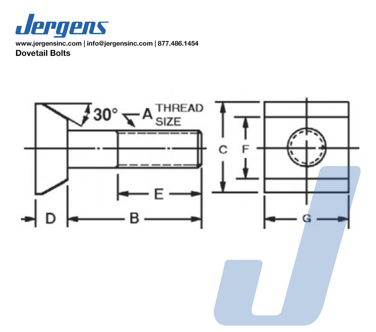 Line Art Dovetail Bolts
