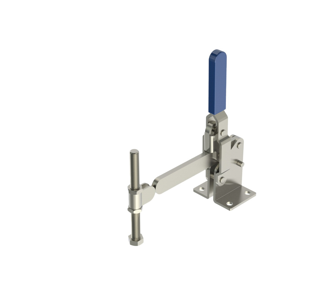 1,200 LB CAP Vertical Toggle Clamp with Flanged Base & Solid Arm part number 70053-SS