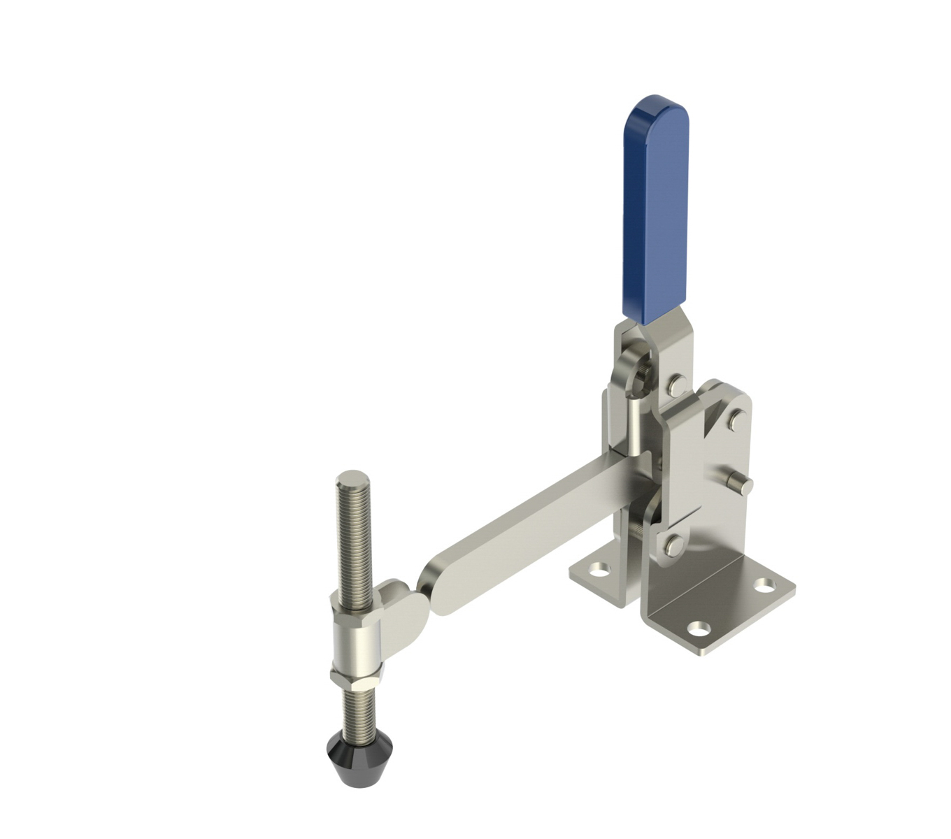 1,200 LB CAP Vertical Toggle Clamp with Flanged Base & Solid Arm part number 70053