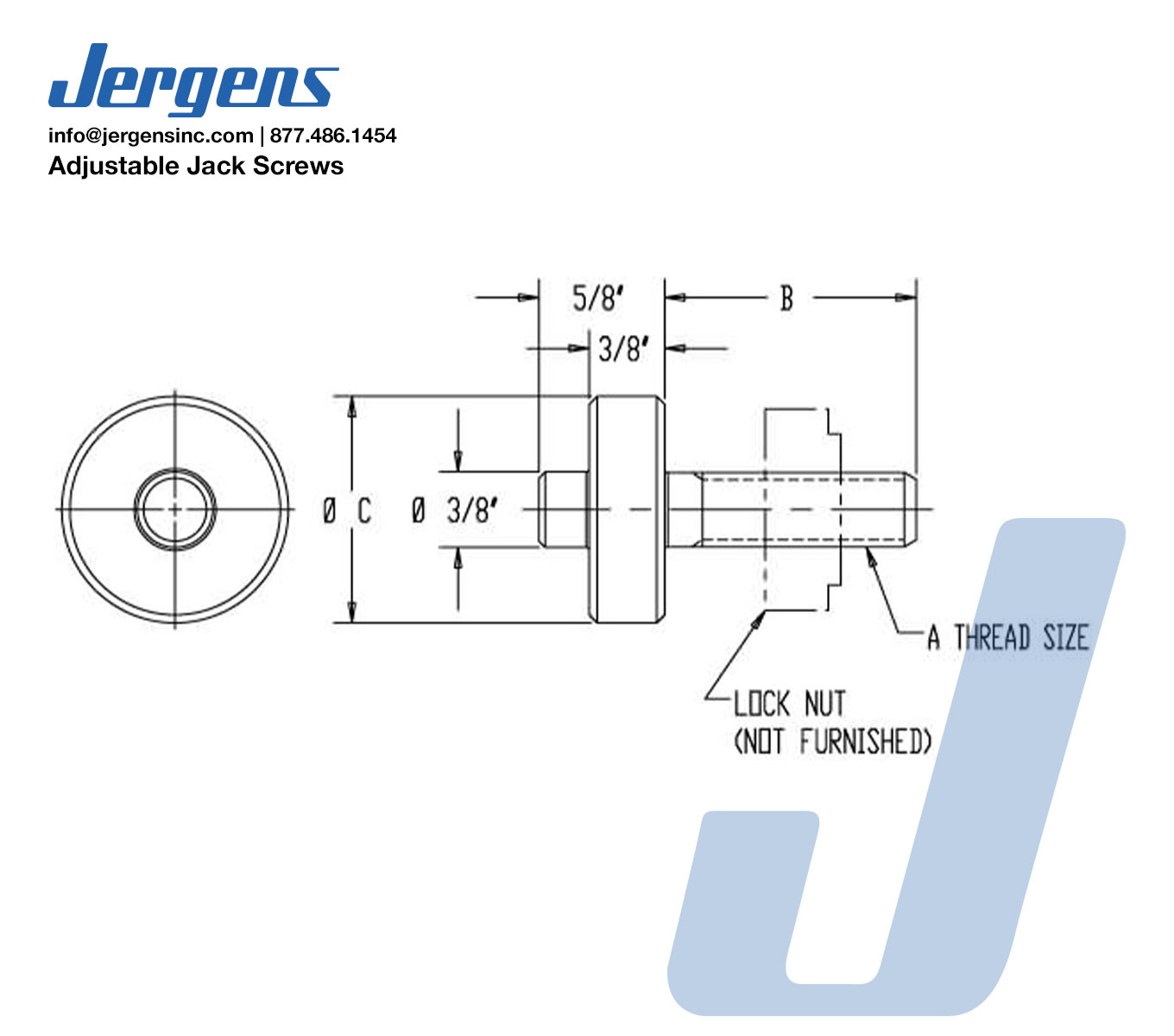 Line Art Adjustable Jack Screws