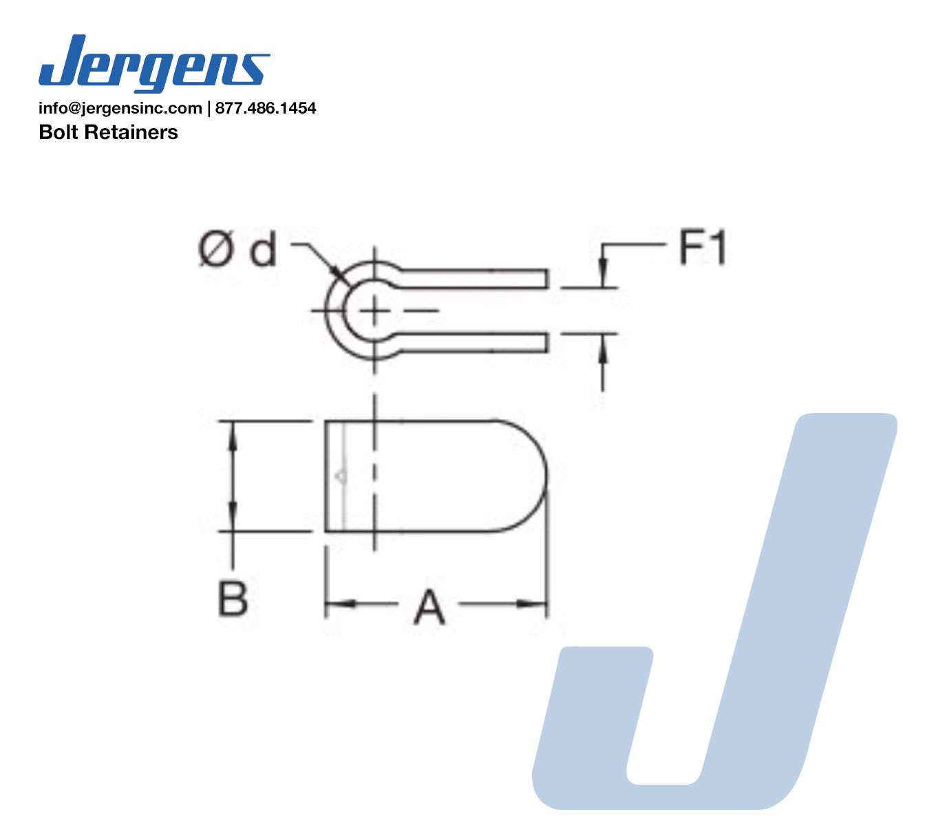 Line Art Bolt Retainer