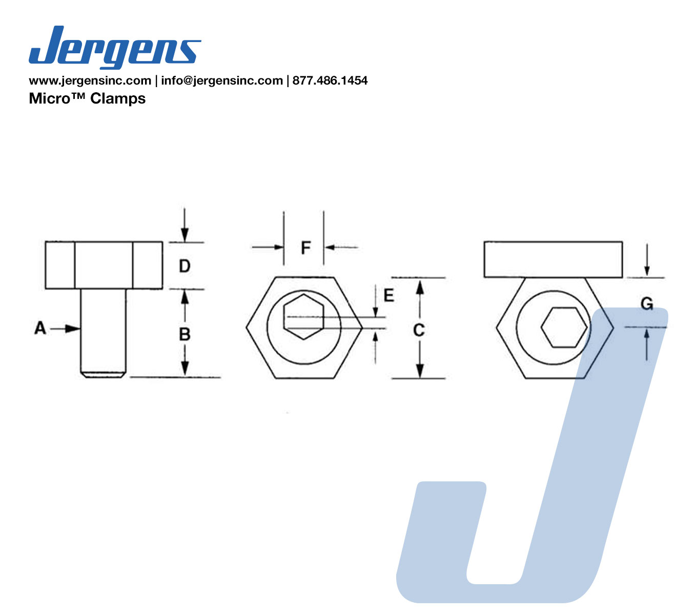 Line Art Micro Clamps