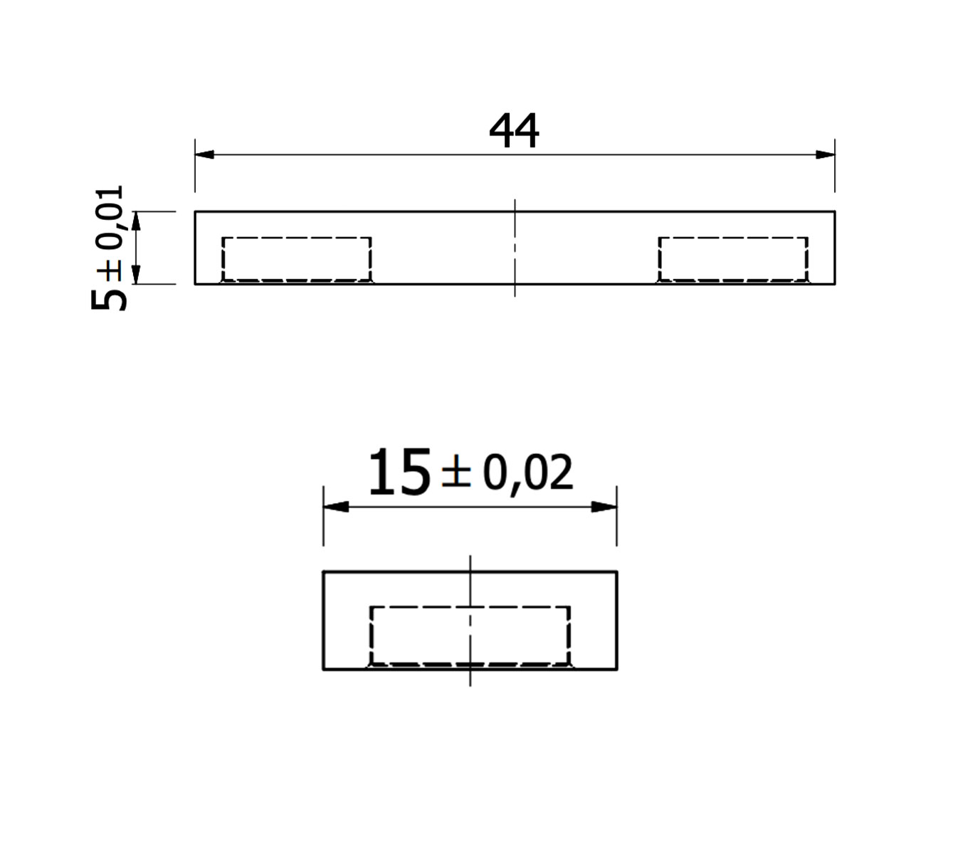 Line Art OK-Vise RM Rail System Magnetic Parallels