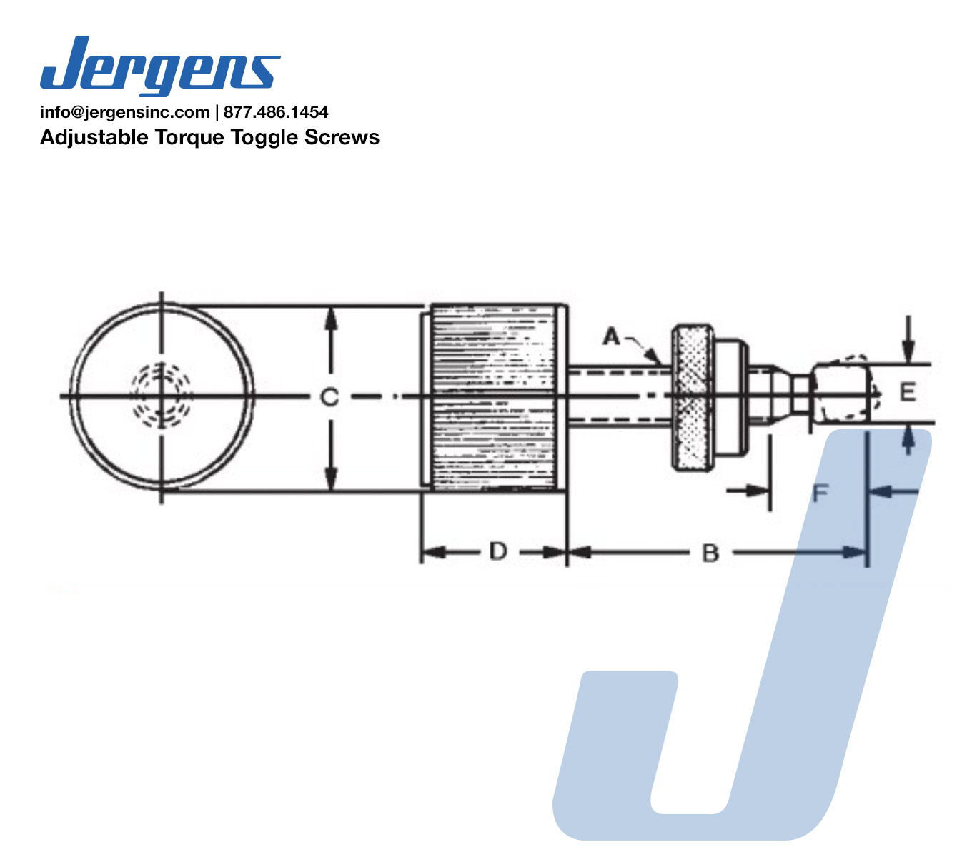 Line Art Adjustable Torque Toggle Screws