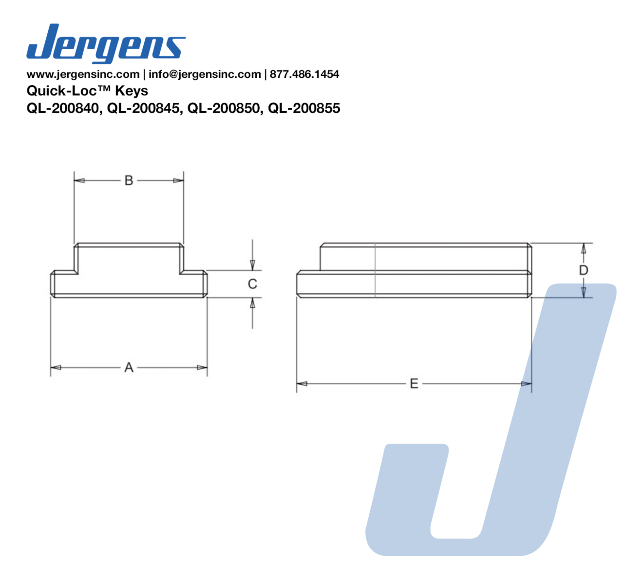 Quick-Loc™ Keys| Jergens Workholding | Jergens Inc