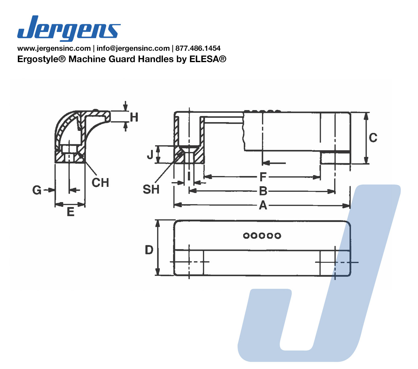 Line Art 34240 HANDLE, MACHINE GUARD   CH