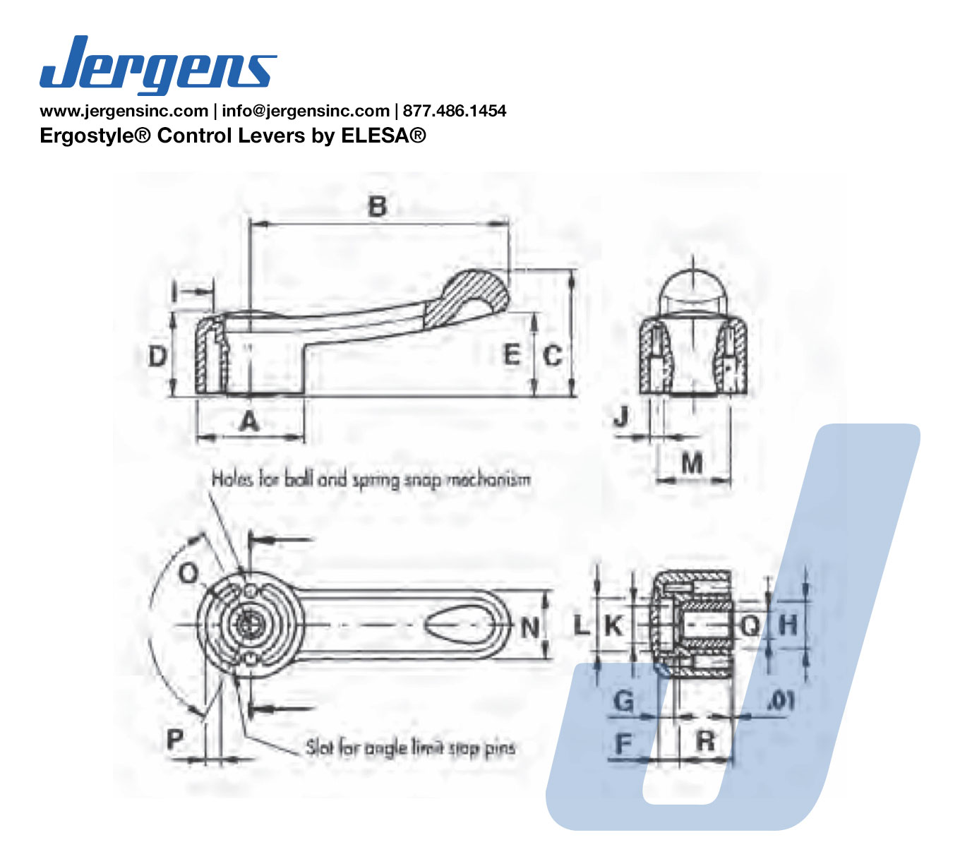 Line Art 34460 CONTROL LEVER