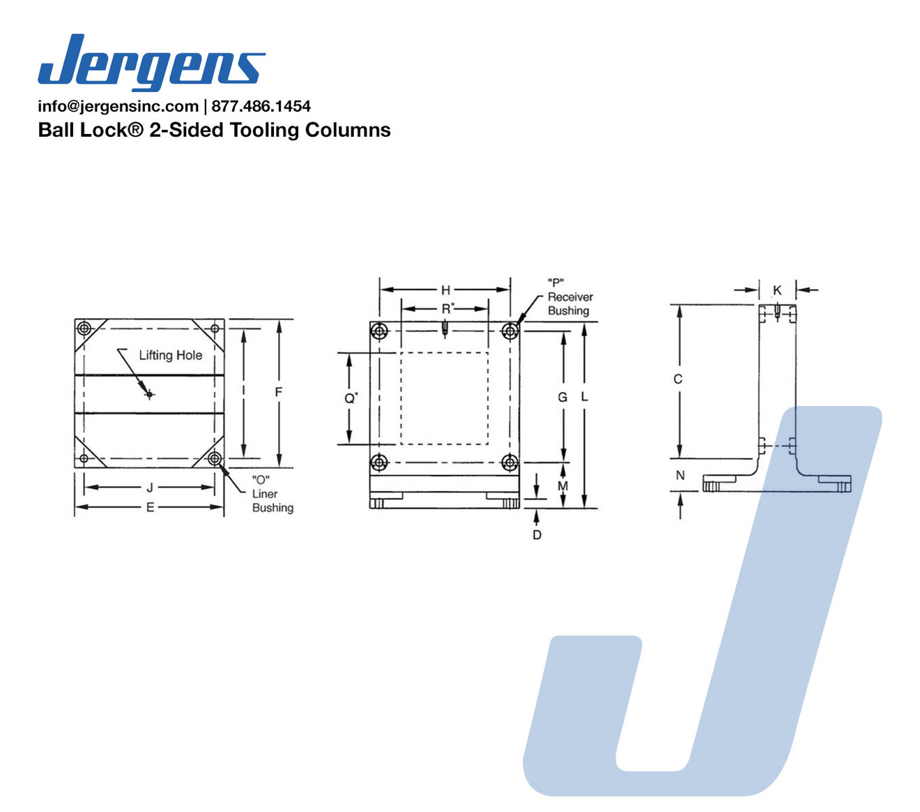 Line Art 69101 TOOLING COLUMN, 400MM, 2 SIDE