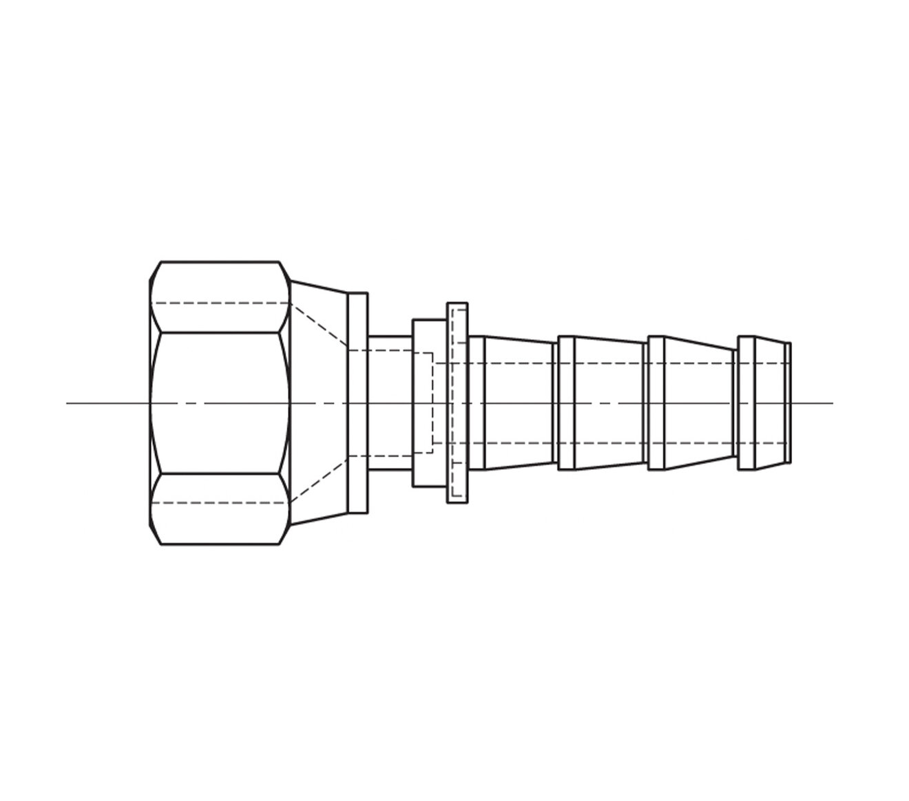Disegno Tecnico 61106 TUBO, FT- BASSA PRESSIONE ARIA 1/4