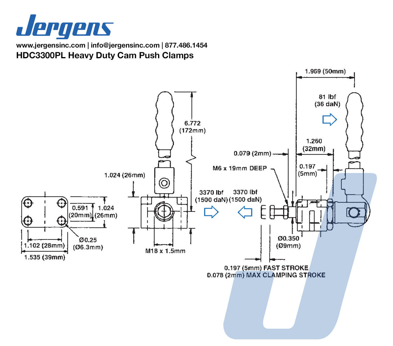 Line Art 72414 PUSH, LONG HANDLE, 3370