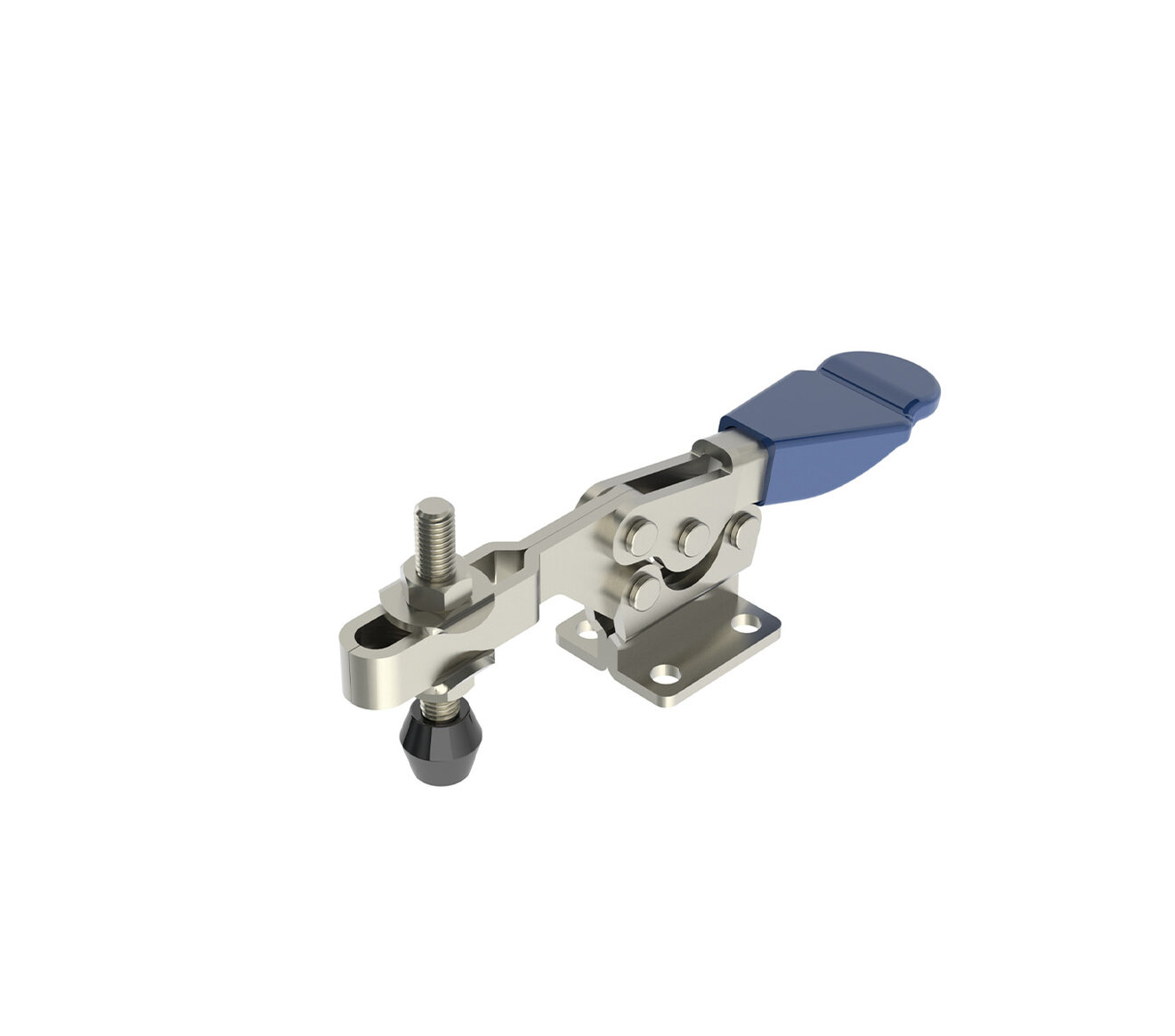 500 LB CAP Horizontal Toggle Clamp with Flanged Base & Adjustable U-Bar part number 70022-SS