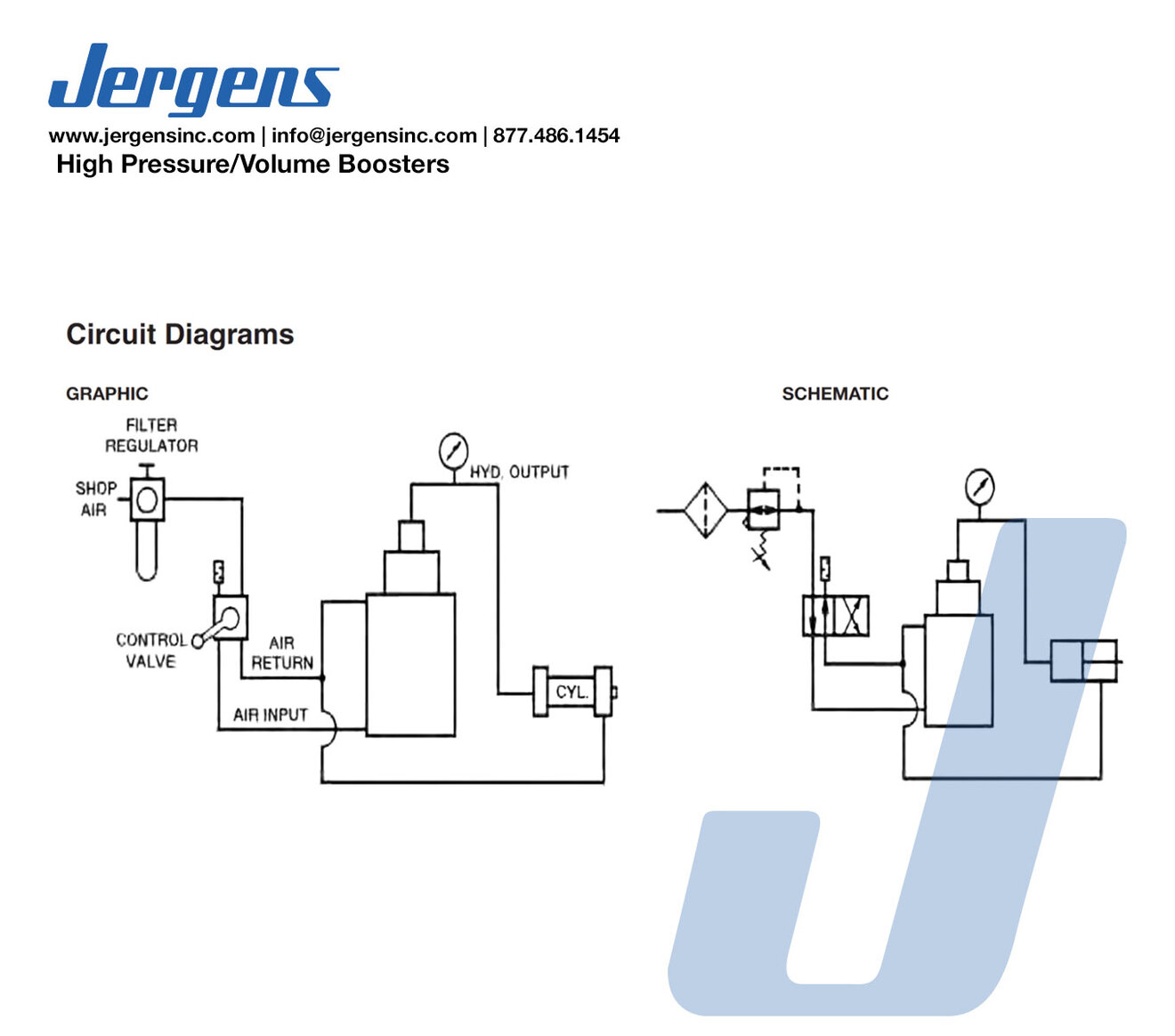 High Pressure Volume Boosters_Circuit Diagrams