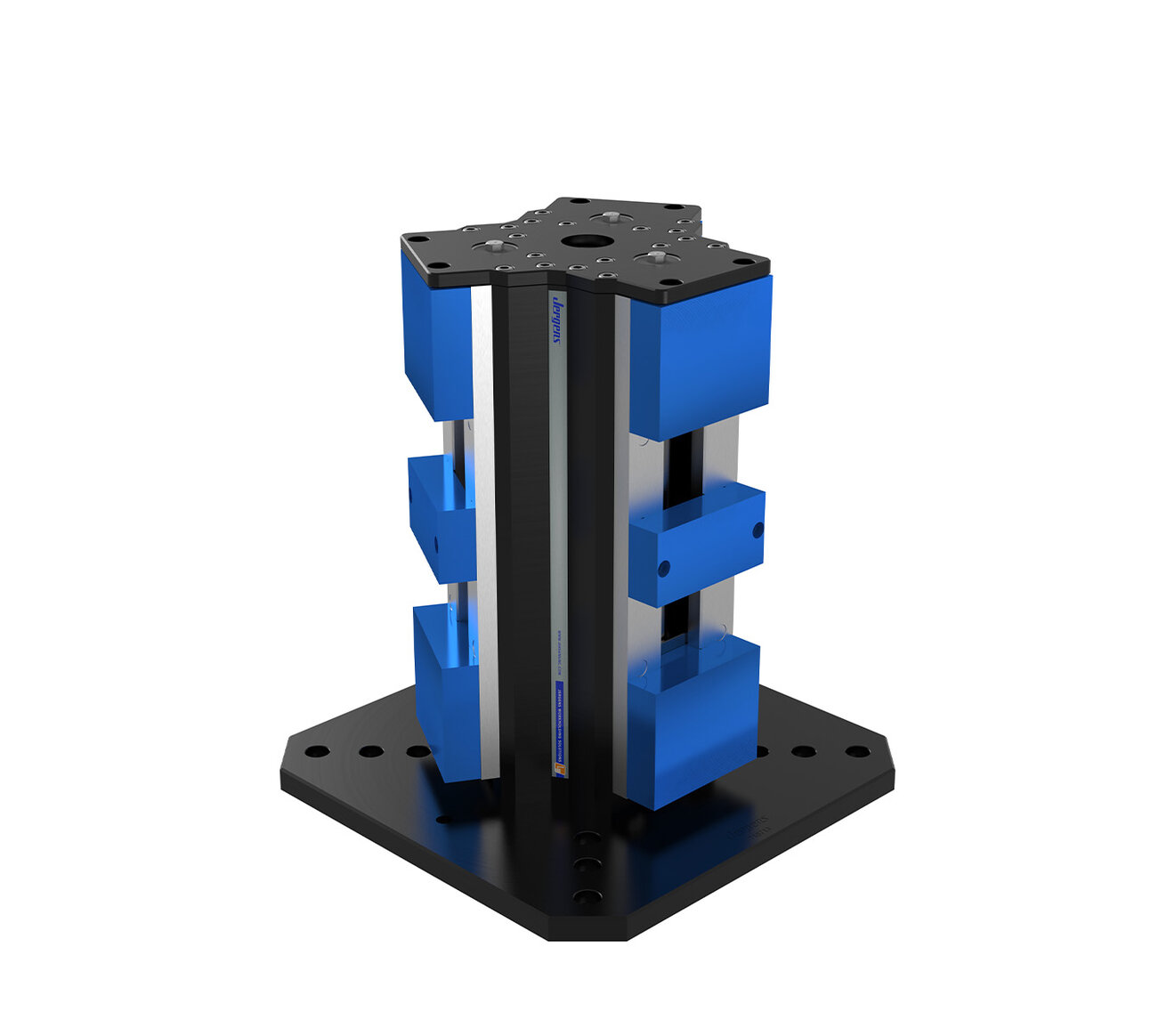 6" (150mm) 3-Sided Production Vise Columns