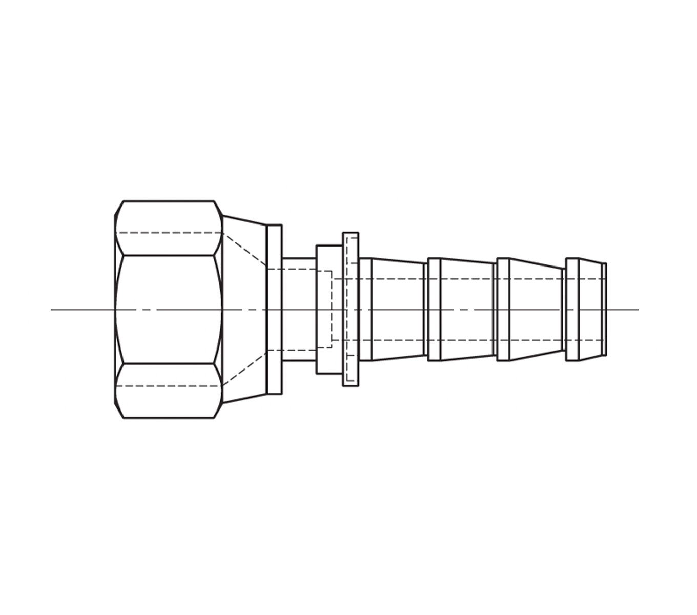 Disegno Tecnico 61106 TUBO, FT- BASSA PRESSIONE ARIA 1/4