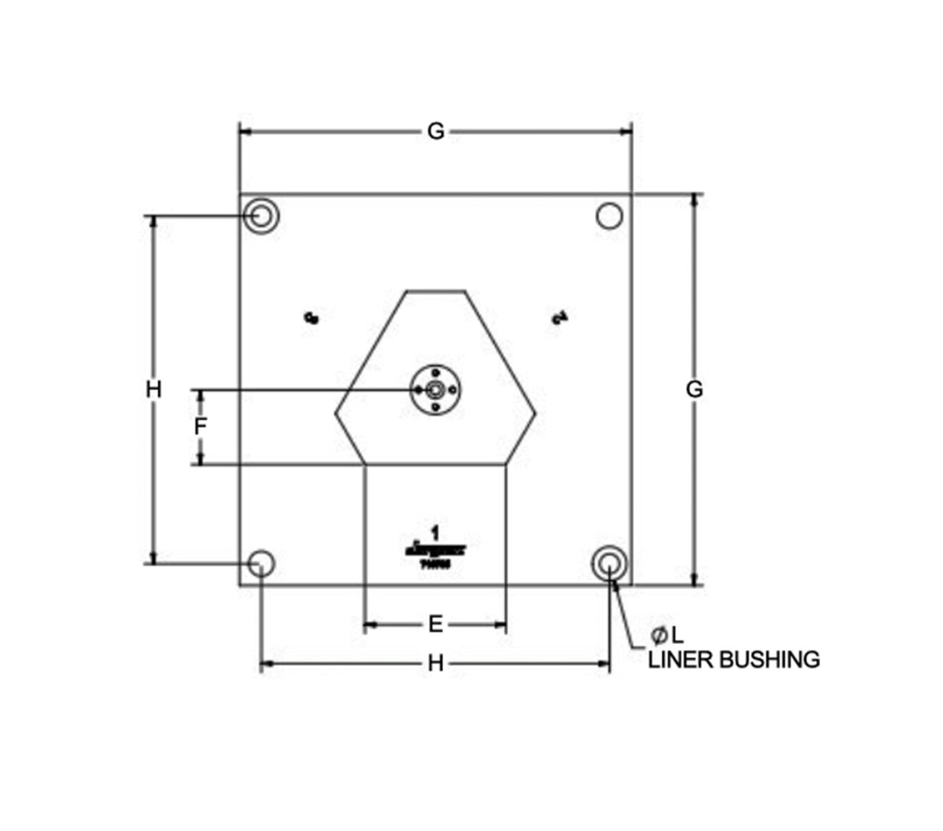 Line Art 69301 OK-QLS TOOLING COLUMN, 3-SIDE,BALL LOCK