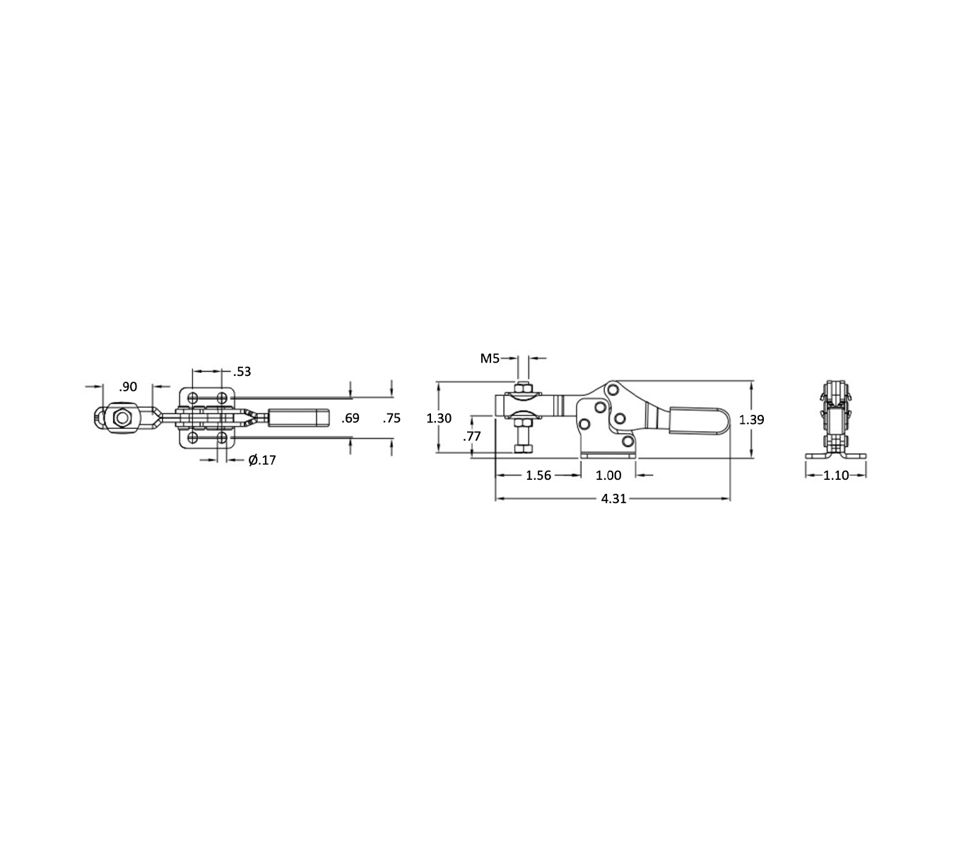 Line Art 70141 JERGENS TRUE-LOK TGLE CLAMP, 150 LB, SS