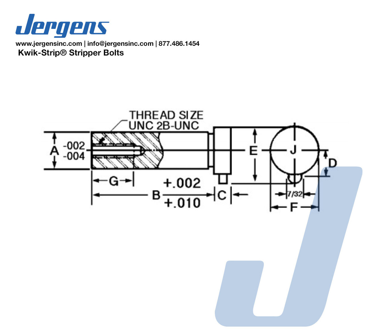 Line Art 46601 BOLT, 1/2 X 2. KWIK STRIP