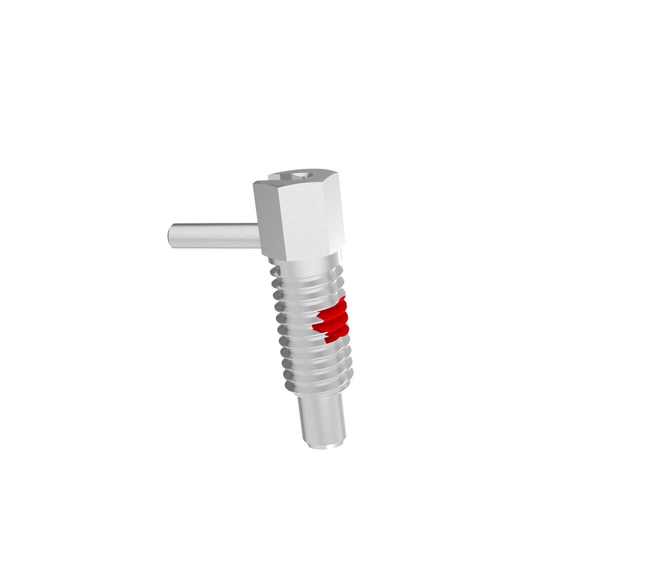 Short L-Handle Retractable Locking Plungers